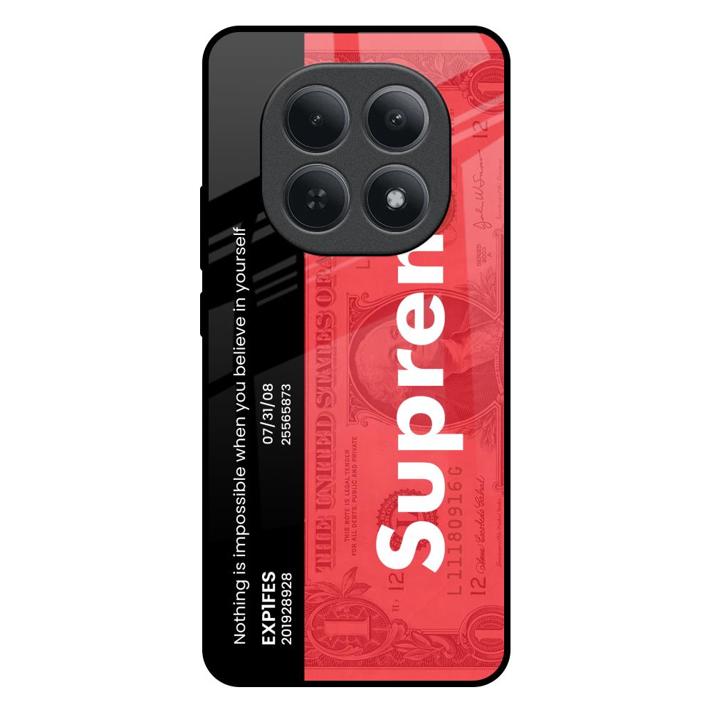 Supreme Ticket Redmi Note 15 5G Glass Back Cover Online