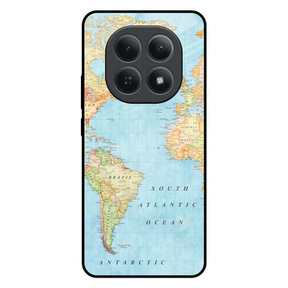 Travel Map Redmi Note 15 5G Glass Back Cover Online
