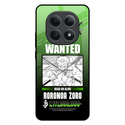 Zoro Wanted Redmi Note 15 5G Glass Back Cover Online