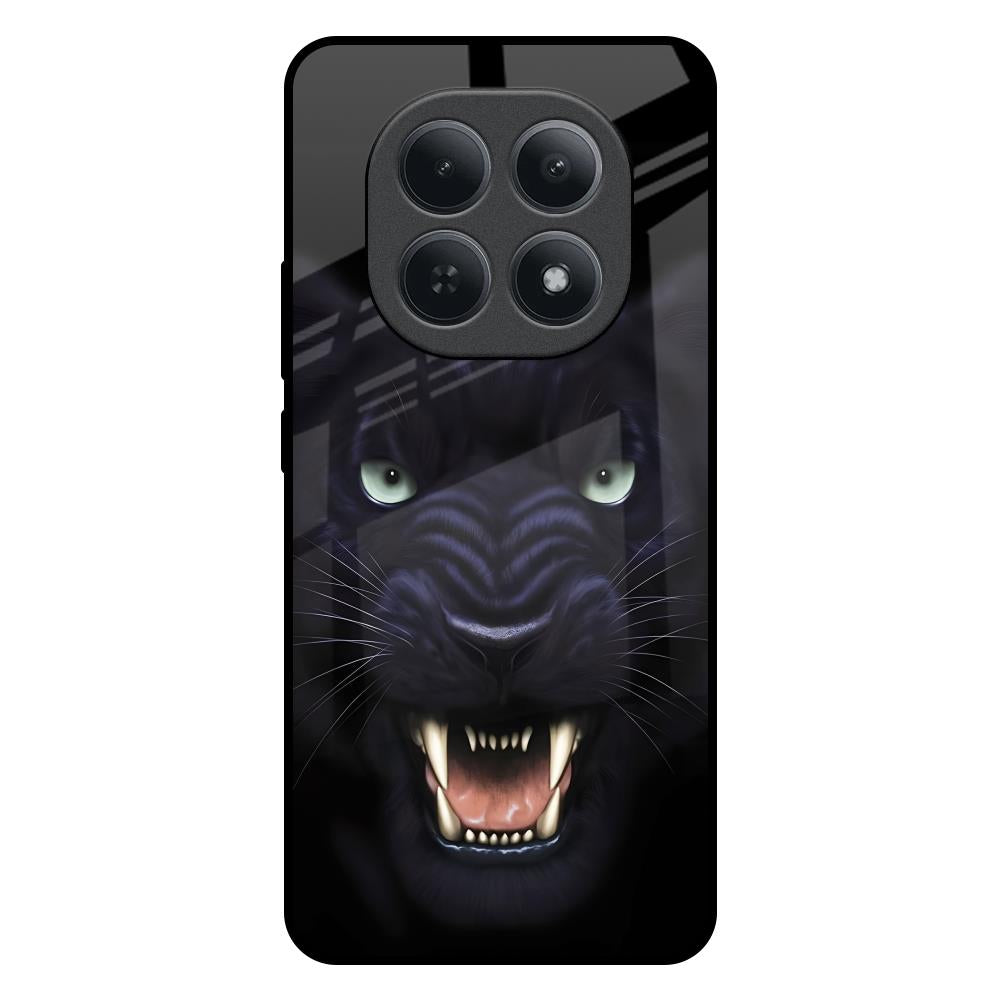 Angry Black Tiger Redmi Note 15 5G Glass Back Cover Online
