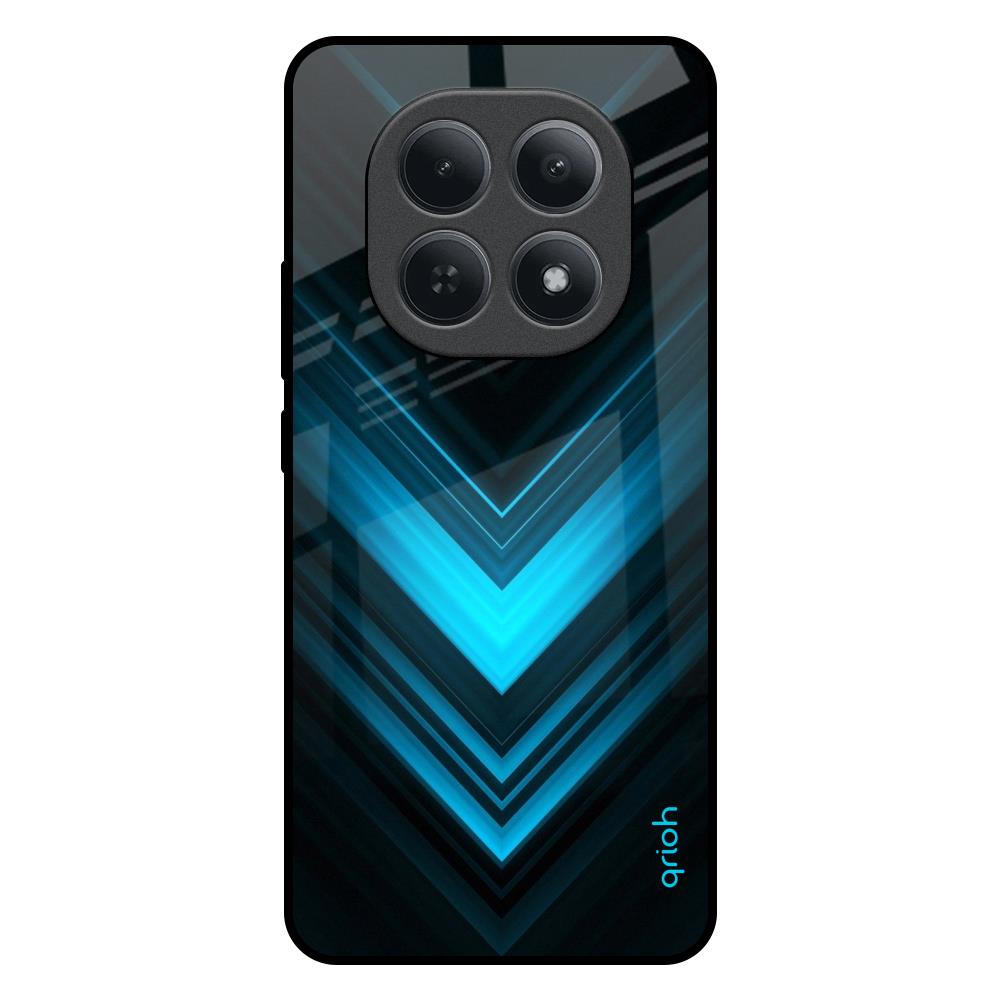 Vertical Blue Arrow Redmi Note 15 5G Glass Back Cover Online