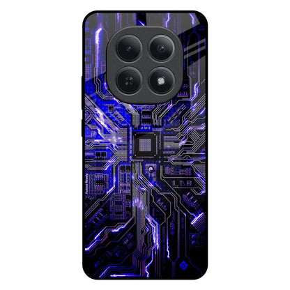 Techno Color Pattern Redmi Note 15 5G Glass Back Cover Online