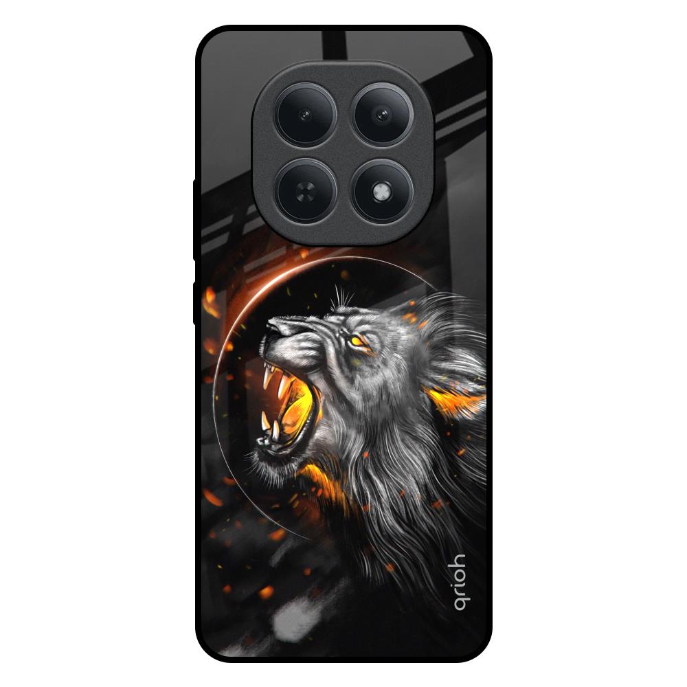 Aggressive Lion Redmi Note 15 5G Glass Back Cover Online