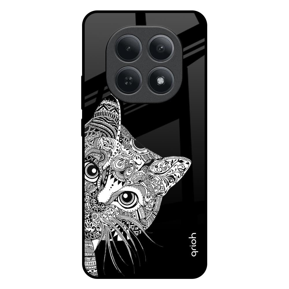 Kitten Mandala Redmi Note 15 5G Glass Back Cover Online