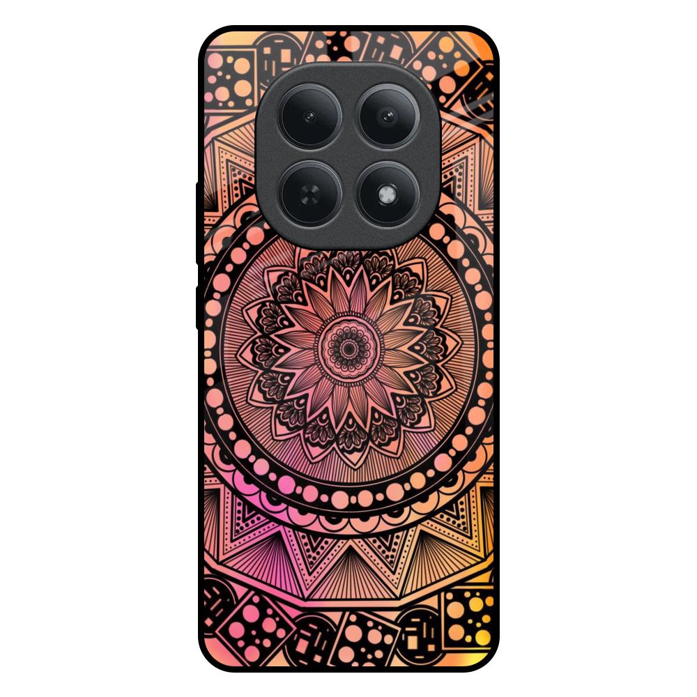 Floral Mandala Redmi Note 15 5G Glass Back Cover Online