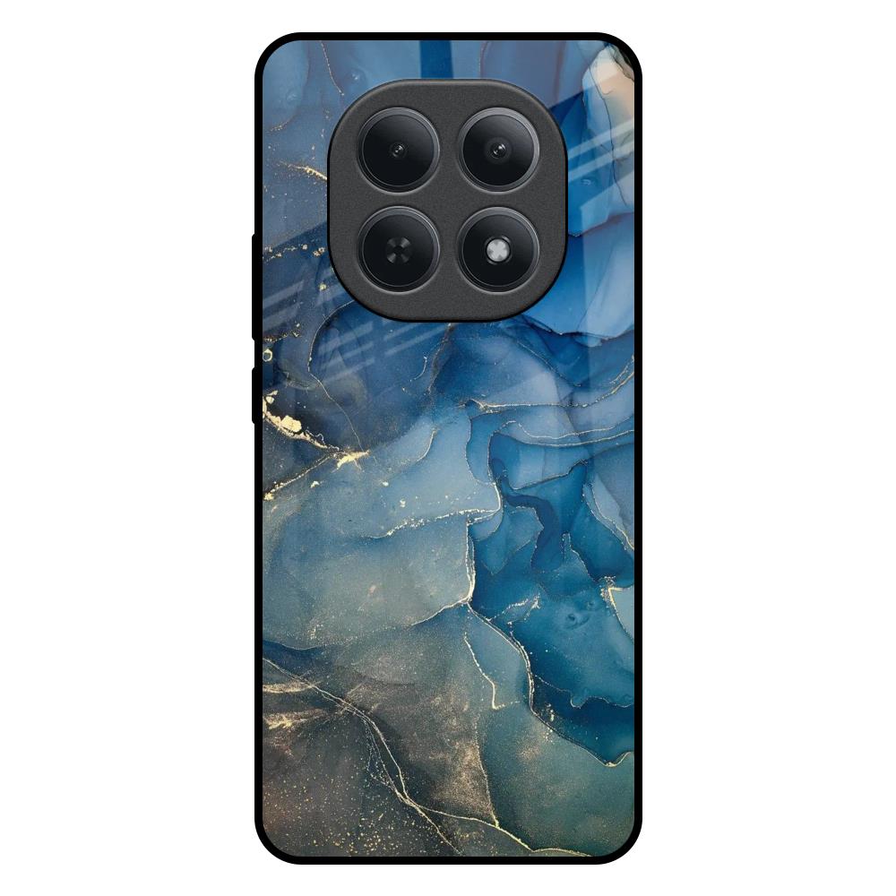 Blue Cool Marble Redmi Note 15 5G Glass Back Cover Online
