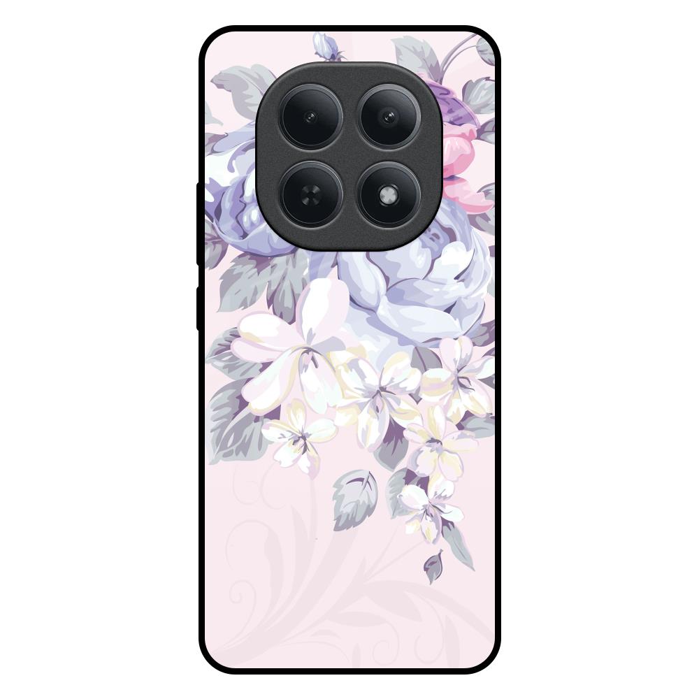 Elegant Floral Redmi Note 15 5G Glass Back Cover Online