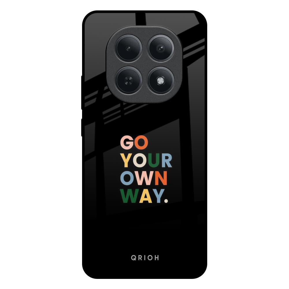Go Your Own Way Redmi Note 15 5G Glass Back Cover Online