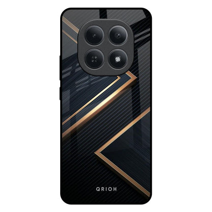 Sleek Golden & Navy Redmi Note 15 5G Glass Back Cover Online