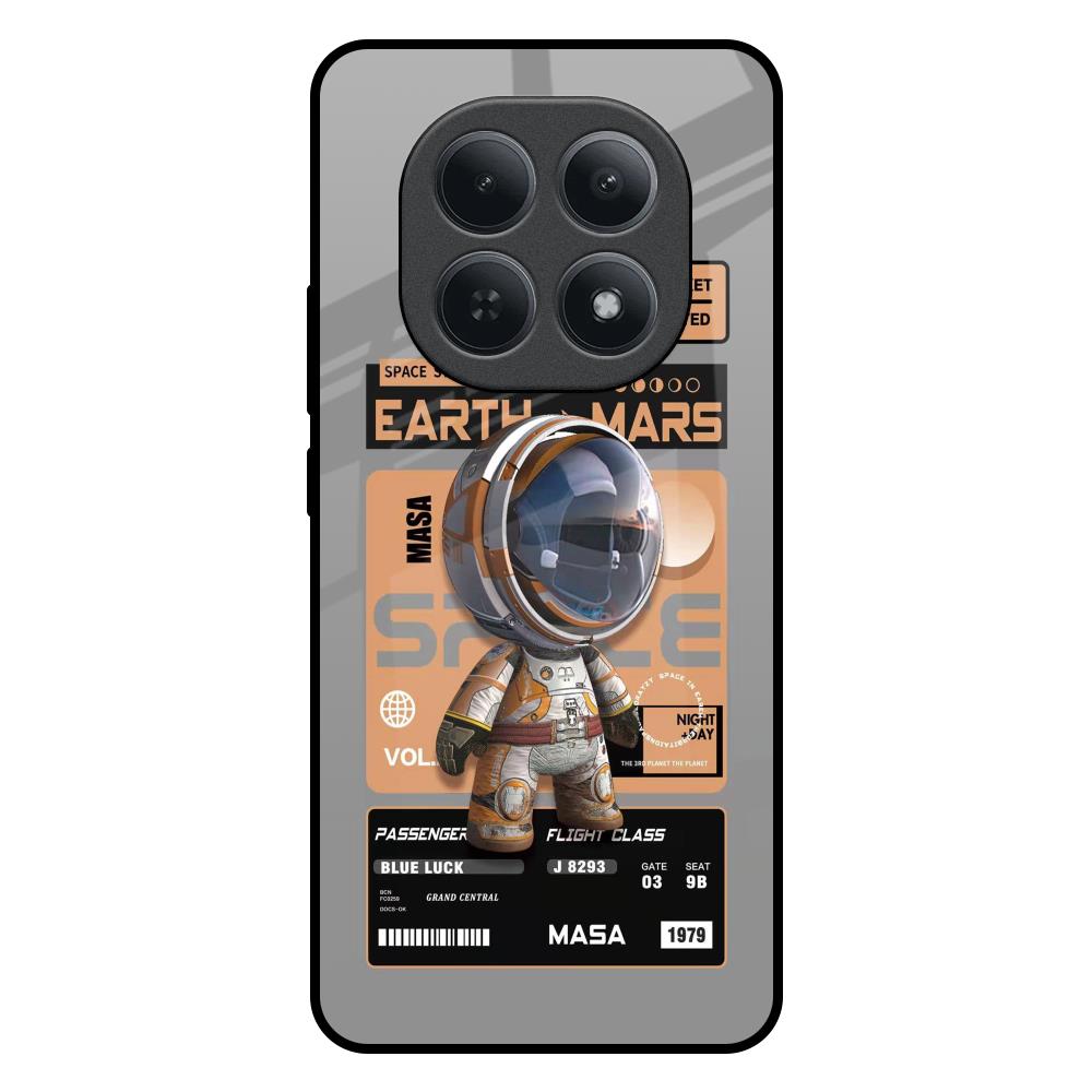 Space Ticket Redmi Note 15 5G Glass Back Cover Online