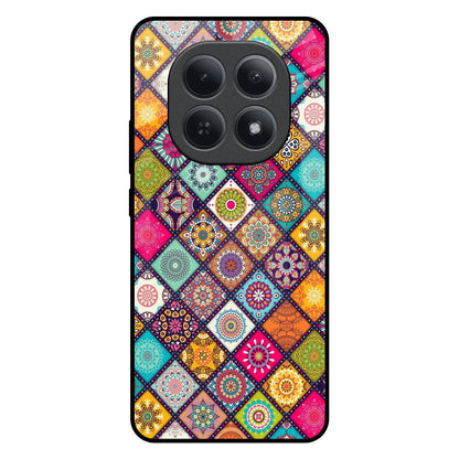 Multicolor Mandala Redmi Note 15 5G Glass Back Cover Online