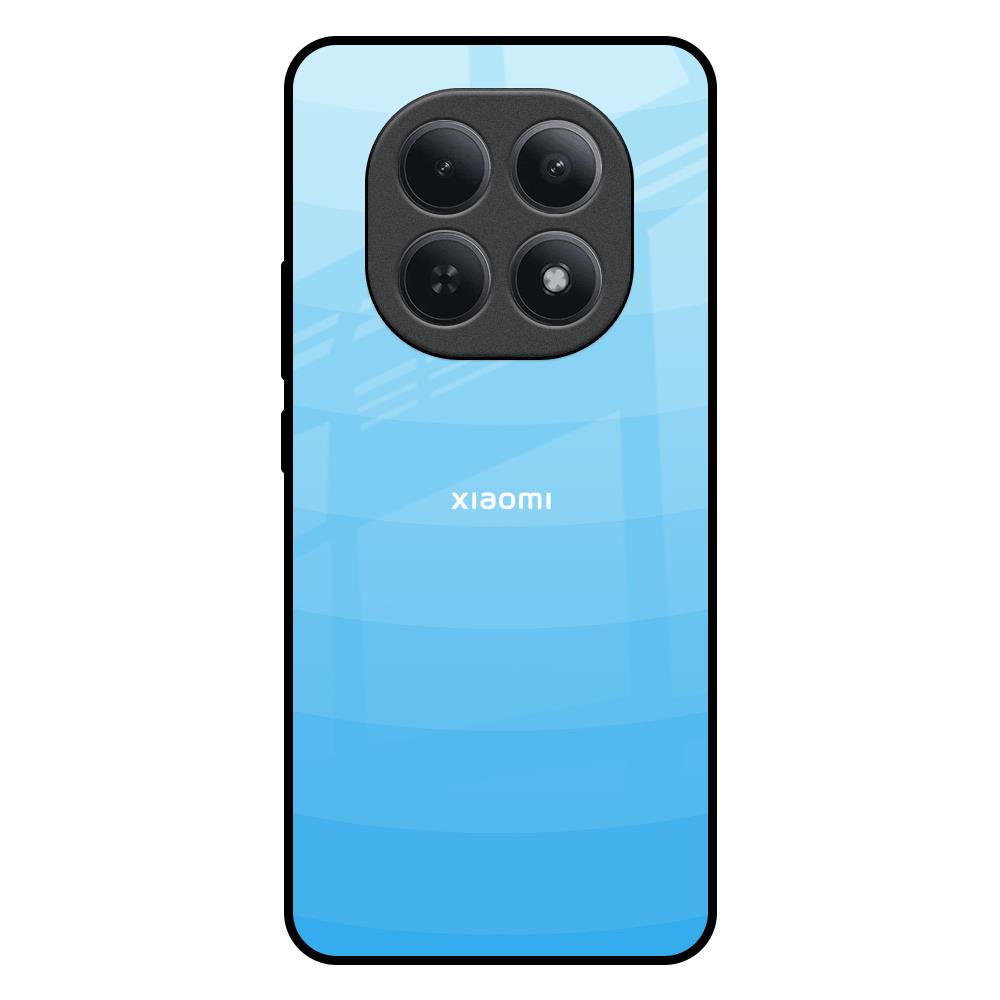 Wavy Blue Pattern Redmi Note 15 5G Glass Back Cover Online