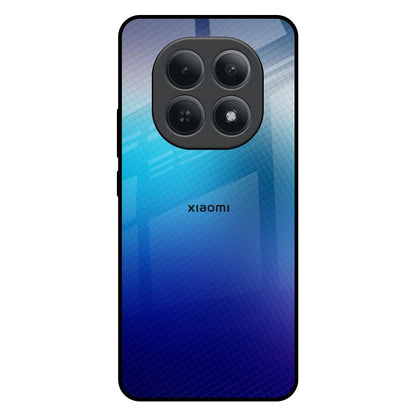 Blue Rhombus Pattern Redmi Note 15 5G Glass Back Cover Online