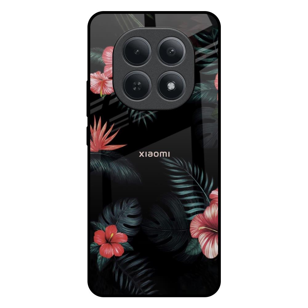 Tropical Art Flower Redmi Note 15 5G Glass Back Cover Online