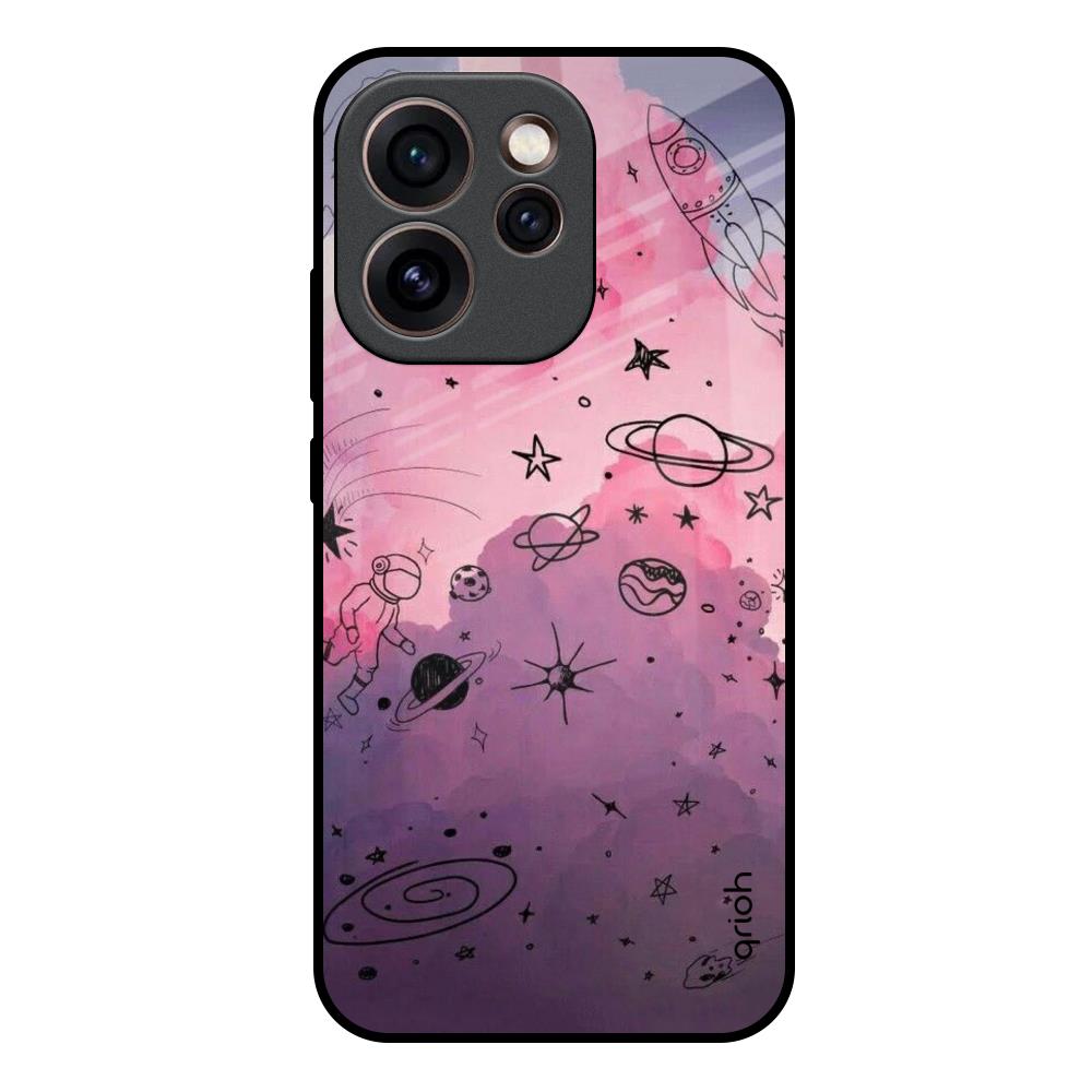 Space Doodles Oppo Reno15c 5G Glass Back Cover Online