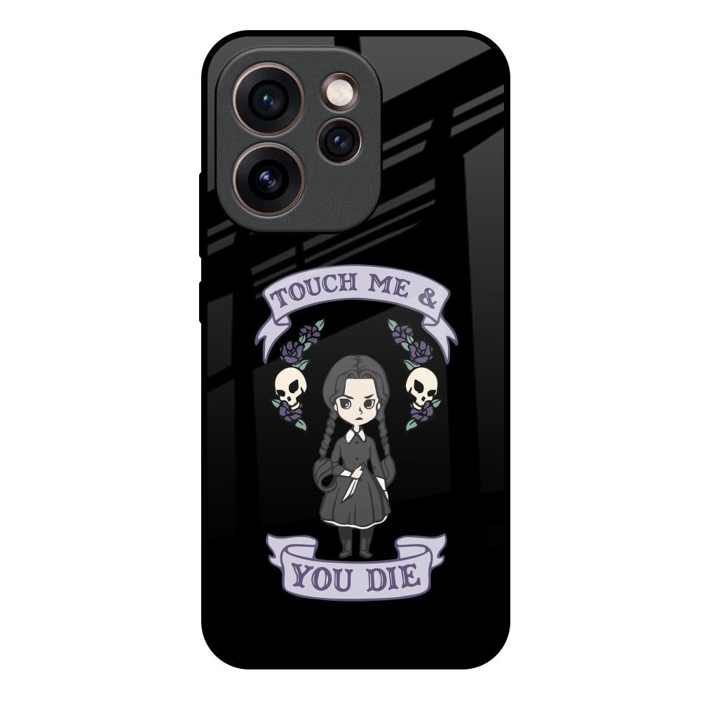 Touch Me & You Die Oppo Reno15c 5G Glass Back Cover Online