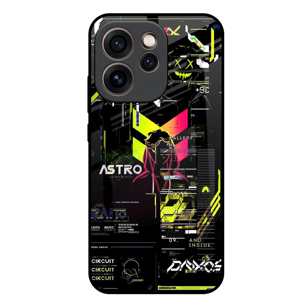 Astro Glitch Oppo Reno15c 5G Glass Back Cover Online