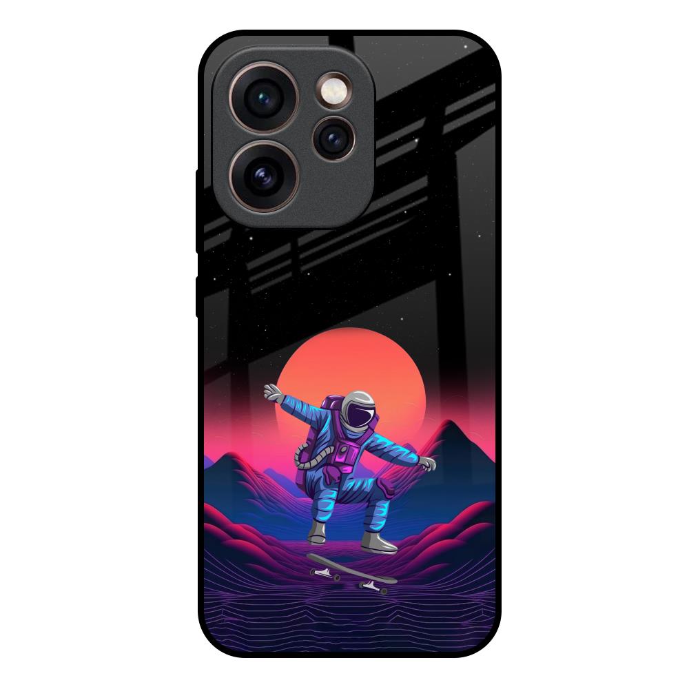 Retro Astronaut Oppo Reno15c 5G Glass Back Cover Online