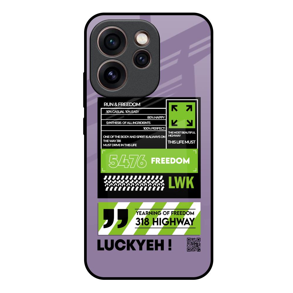 Run & Freedom Oppo Reno15c 5G Glass Back Cover Online
