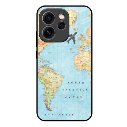 Travel Map Oppo Reno15c 5G Glass Back Cover Online
