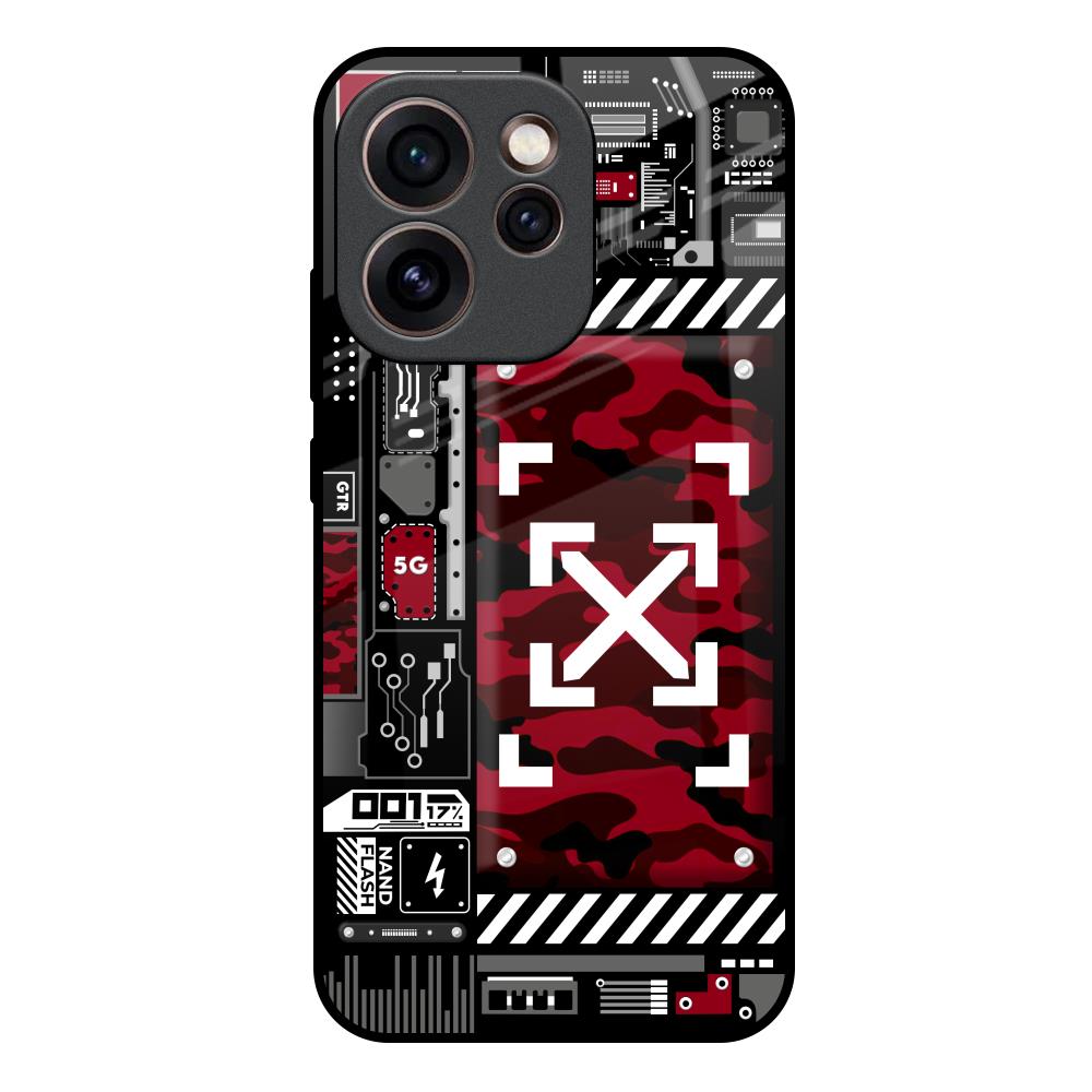 Technology Art Oppo Reno15c 5G Glass Back Cover Online