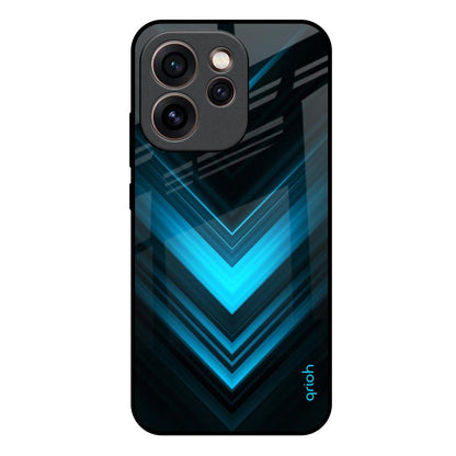 Vertical Blue Arrow Oppo Reno15c 5G Glass Back Cover Online