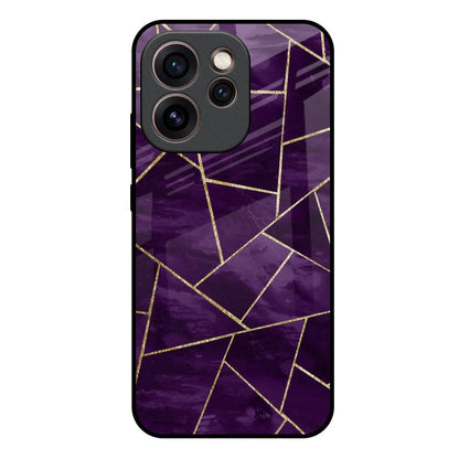 Geometric Purple Oppo Reno15c 5G Glass Back Cover Online