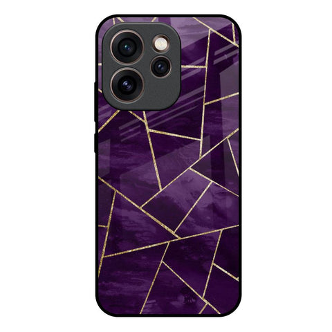 Geometric Purple Oppo Reno15c 5G Glass Back Cover Online