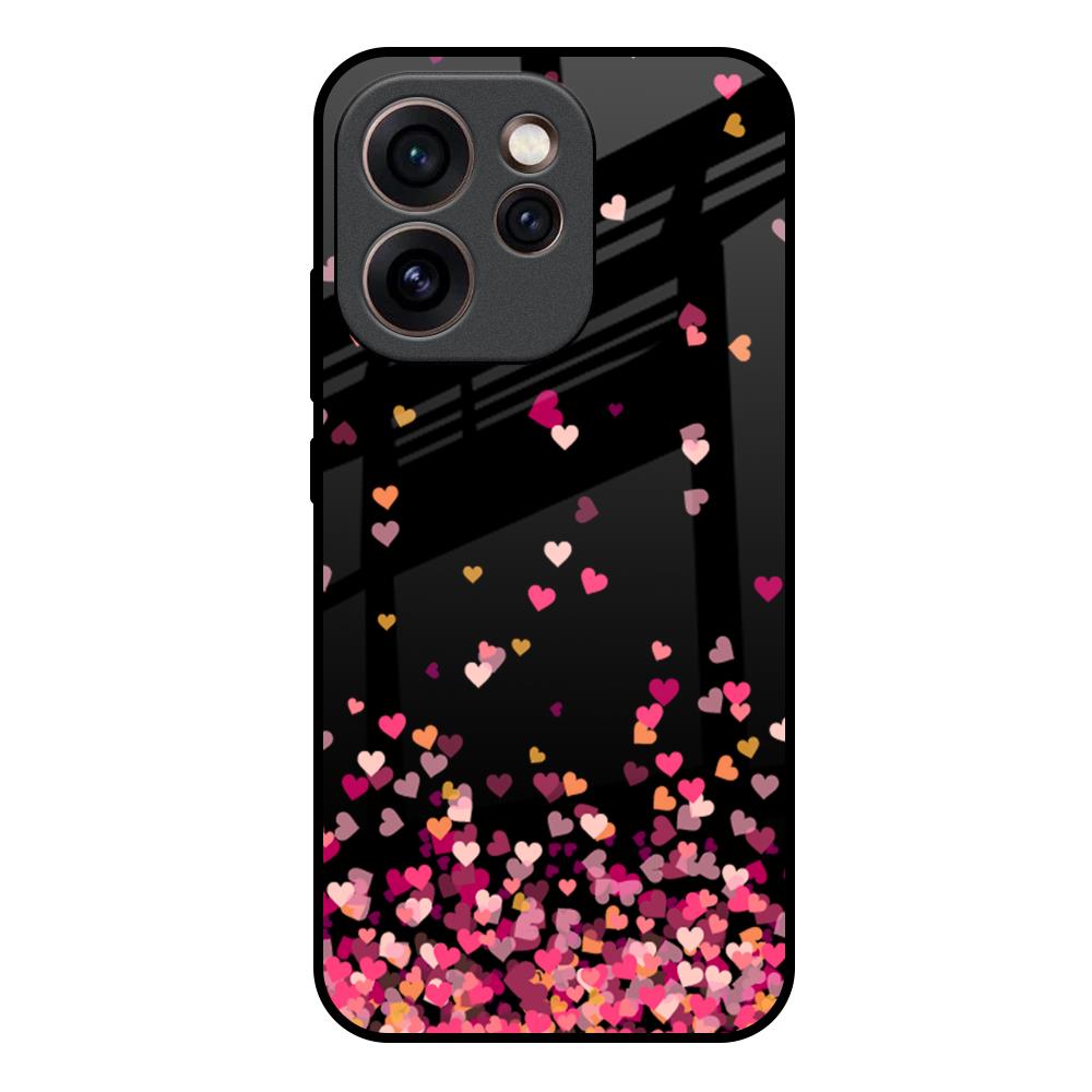 Heart Rain Fall Oppo Reno15c 5G Glass Back Cover Online