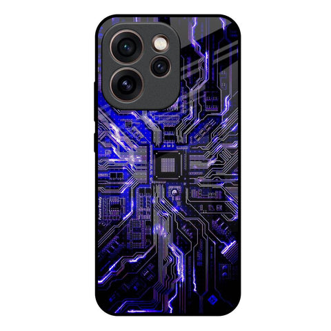 Techno Color Pattern Oppo Reno15c 5G Glass Back Cover Online