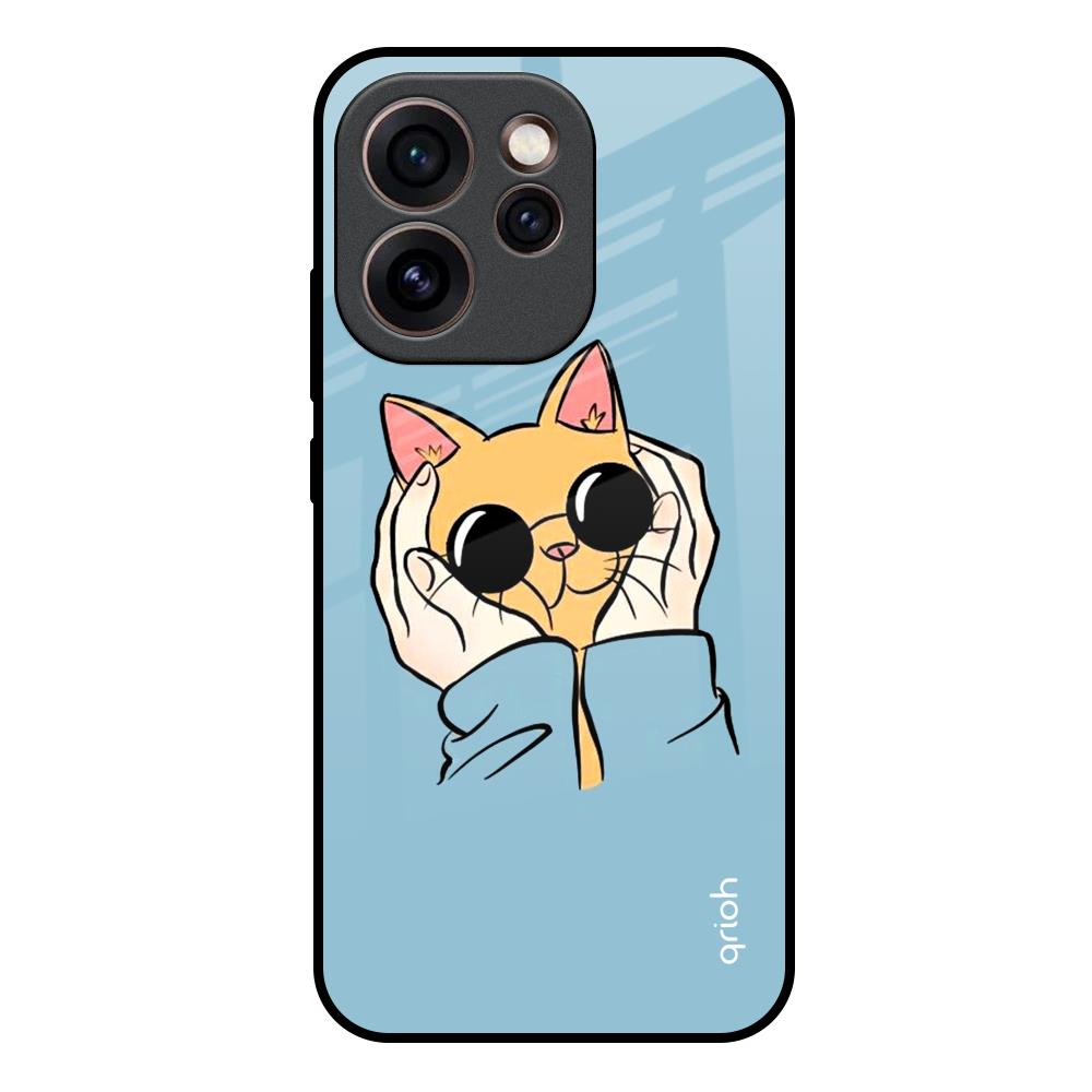 Adorable Cute Kitty Oppo Reno15c 5G Glass Back Cover Online