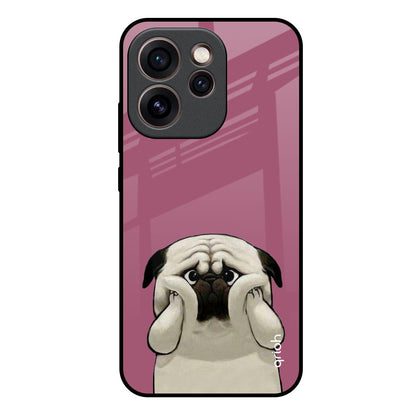Funny Pug Face Oppo Reno15c 5G Glass Back Cover Online