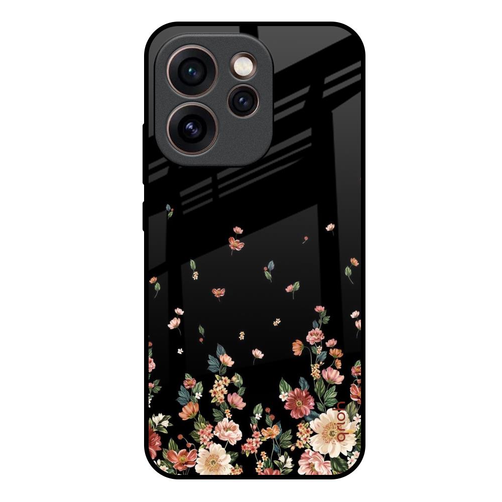 Floating Floral Print Oppo Reno15c 5G Glass Back Cover Online
