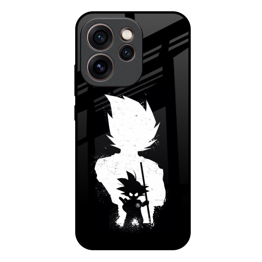 Monochrome Goku Oppo Reno15c 5G Glass Back Cover Online