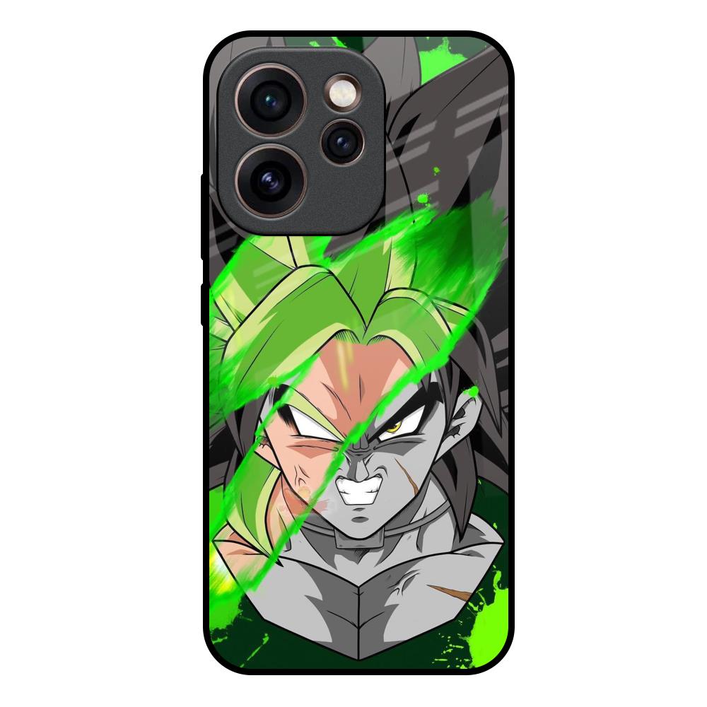 Anime Green Splash Oppo Reno15c 5G Glass Back Cover Online