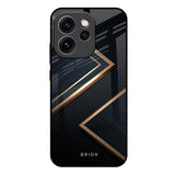 Sleek Golden & Navy Oppo Reno15c 5G Glass Back Cover Online