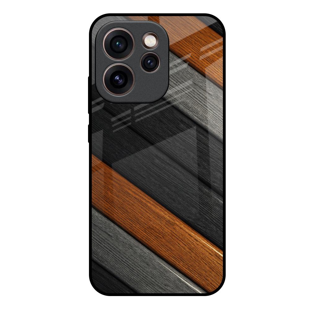Tri Color Wood Oppo Reno15c 5G Glass Back Cover Online