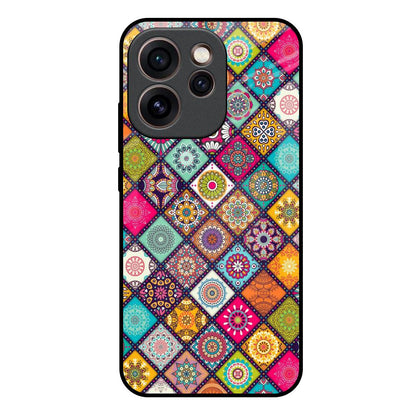 Multicolor Mandala Oppo Reno15c 5G Glass Back Cover Online