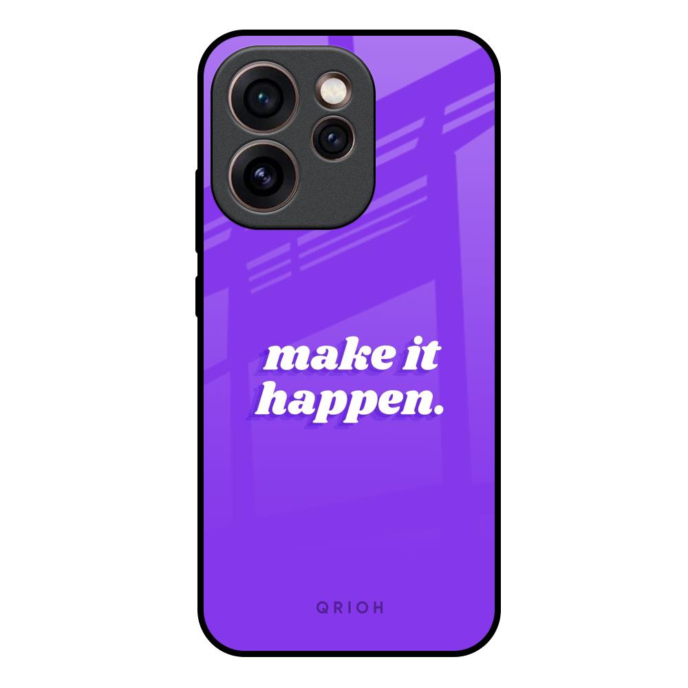 Make it Happen Oppo Reno15c 5G Glass Back Cover Online