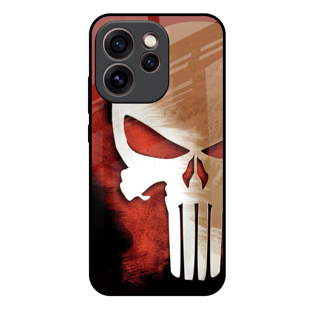 Red Skull Oppo Reno15c 5G Glass Back Cover Online