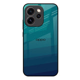 Green Triangle Pattern Oppo Reno15c 5G Glass Back Cover Online