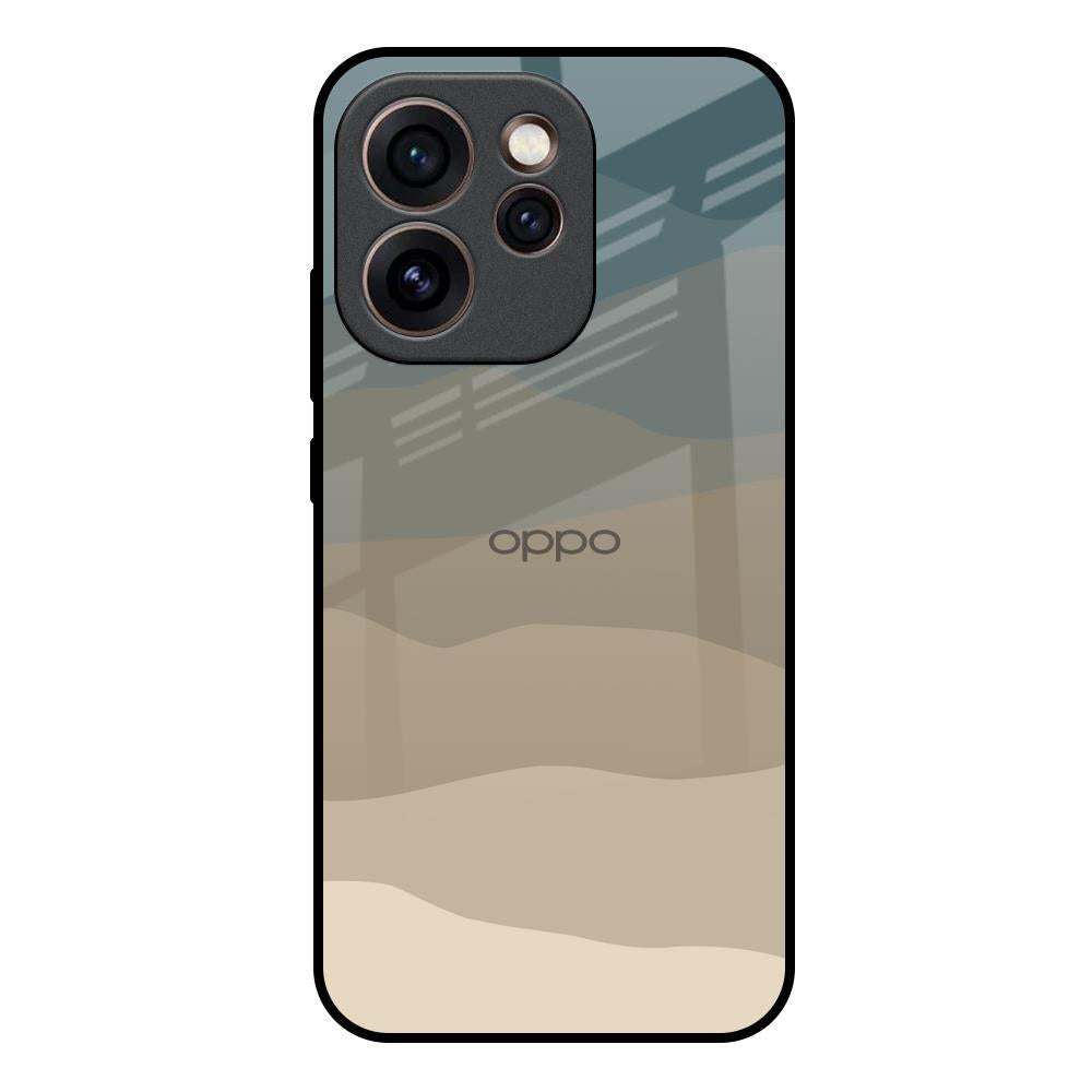 Abstract Mountain Pattern Oppo Reno15c 5G Glass Back Cover Online