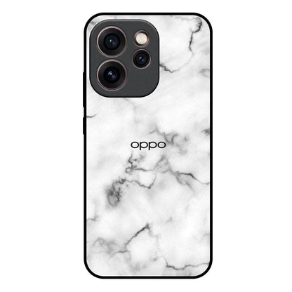 Satin White Marble Oppo Reno15c 5G Glass Back Cover Online