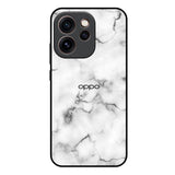 Satin White Marble Oppo Reno15c 5G Glass Back Cover Online