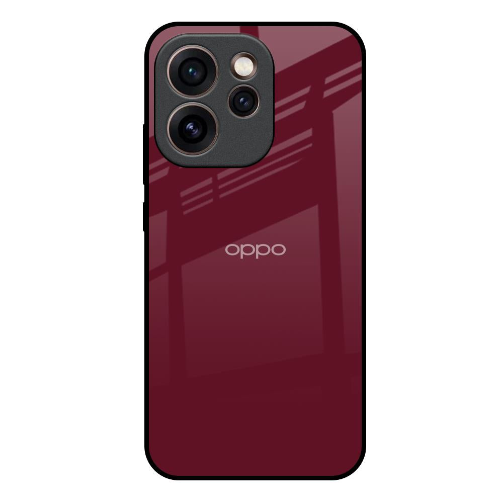 Classic Burgundy Oppo Reno15c 5G Glass Back Cover Online