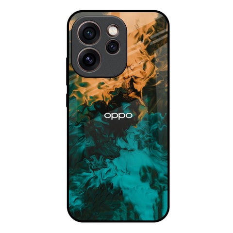 Watercolor Wave Oppo Reno15c 5G Glass Back Cover Online