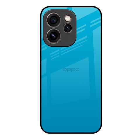 Blue Aqua Oppo Reno15c 5G Glass Back Cover Online