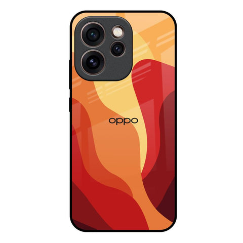 Magma Color Pattern Oppo Reno15c 5G Glass Back Cover Online