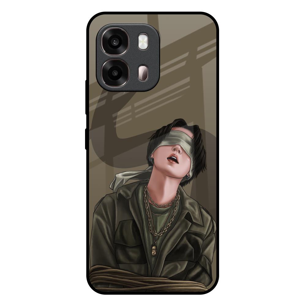 Blind Fold Oppo A6 Pro 5G Glass Back Cover Online