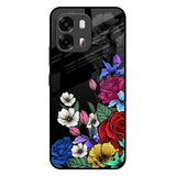 Rose Flower Bunch Art Oppo A6 Pro 5G Glass Back Cover Online